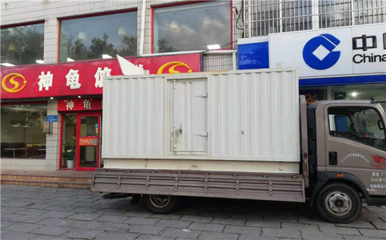 谢岗镇出租发电机施工案例